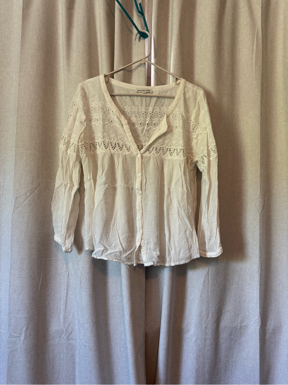 American Eagle Button Front Blouse